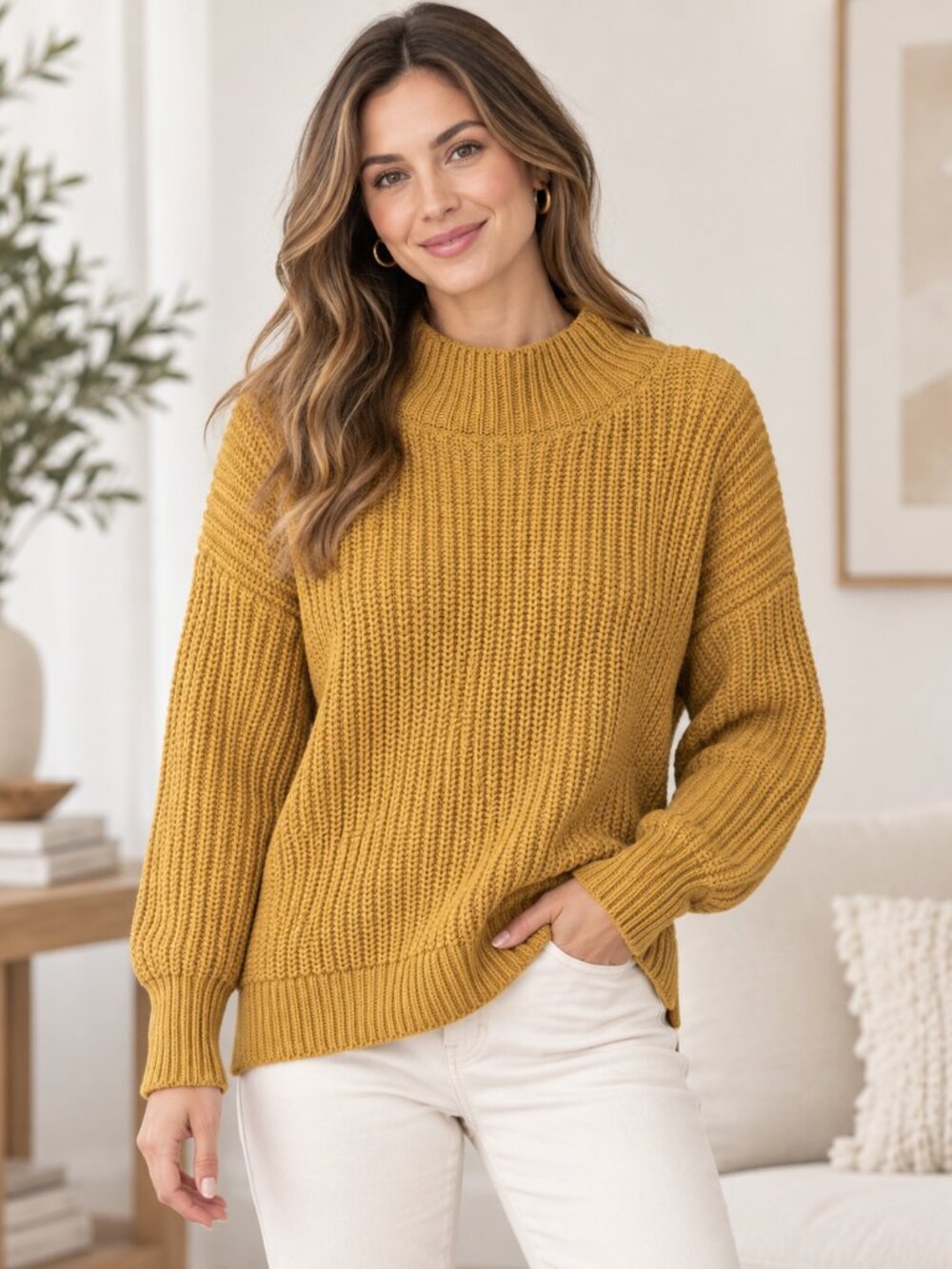 Aerie Ribbed Knit Sweater